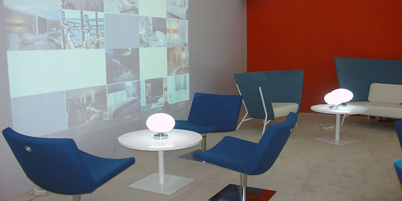 Lounge Area of WT Project stand
